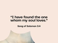 a quote from the song of solomon 3 24