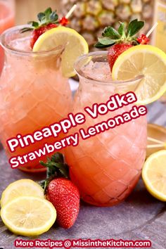 pineapple vodka strawberry lemonade recipe