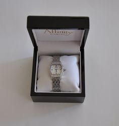 AFFINITY Sterling Silver 96 Diamond Quartz Bracelet Womens Bracelet Watch  New, Never worn Perfect condition Classic Round Dial Jewelry Watch For Gift, Silver Timeless Watch Accessories For Gift, Timeless Silver Watch Accessories For Gift, Classic Diamond Watch For Gift, Classic Watch With Box Clasp For Anniversary, Classic Jubilee Bracelet Watch Accessories As Gift, Elegant Formal Watch Accessories: Jubilee Bracelet, Classic Watches With Bracelet Strap As Gift, Classic Watch Strap As Gift