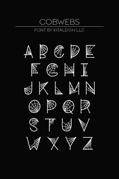 the font and numbers are drawn in white ink on black paper, which is also used for