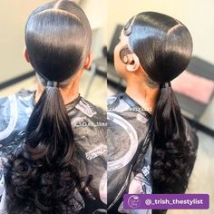 Quick weave low ponytail on girls Braided Cornrow Hairstyles, Cornrow Hairstyles