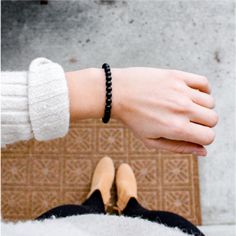 Shop - REVIVE Essential Oils Casual Black Bracelets For Everyday Use, Casual Black Bracelet For Everyday Use, Casual Black Jewelry For Everyday Use, Casual Black Everyday Jewelry, Modern Black Beaded Bracelets For Everyday, Hypoallergenic Black Bracelet As Gift, Casual Black Stretch Bracelet For Everyday, Everyday Black Hypoallergenic Bracelets, Adjustable Black Beaded Bracelets For Everyday