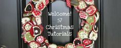 a christmas wreath is hanging on the front door with words welcome to 37 christmas holidays