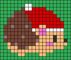 Grinch Alpha Pattern, Grinch Perler Bead Patterns, Shrek Pixel Art, Christmas Perler Bead Patterns, Christmas Pixel Art, Melty Bead Designs