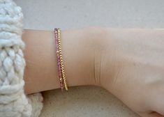 This tiny pink tourmaline beaded bracelet with gold plated hematite beads is a perfect bridesmaid gift or Christmas present for Her. These dainty minimalist beaded 2mm gemstone bracelets look amazing together. . ❗️Sign up to our Newsletter and get 15% OFF your order (copy this link to browser search) - https://forms.gle/R74xLdL1MSmC9Apn6 ❗️ . If you need to buy two bracelets with different length feel free to write me a message, all bracelets are made to order so I can personalize everything you Dainty Faceted Beaded Bracelets For Everyday Wear, Dainty Yellow Gold Beaded Bracelets In 14k Gold Filled, Dainty Yellow Gold Beaded Bracelets With Faceted Beads, Dainty Yellow Gold Beaded Bracelet With Faceted Beads, Dainty Beaded Bracelets With Faceted Beads, Dainty Faceted Beaded Bracelets, 14k Gold-filled Faceted Bead Bracelets As Gifts, 14k Gold Filled Faceted Beads Bracelet As Gift, Gold Dainty Bracelet With Faceted Beads