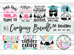 camper svt bundle for cricut, silhouette and cut file cutting machines