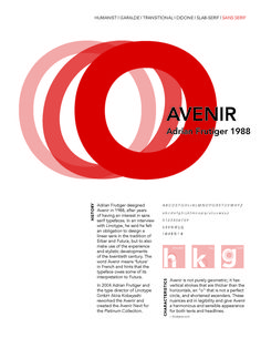 the front cover of an advertise book with red circles on it and white background