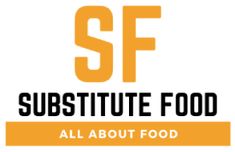 the logo for substance food all about food