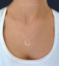 Dainty Infinity Necklace - Simple Eternity Necklace Gold Infinity Earrings, Infinity Symbol Necklace, Infinity Necklace Gold, Eternity Necklace, Gold Minimalist Jewelry, Silver Necklace Simple, Infinity Earrings, Gold Circle Necklace, Small Necklace