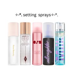 Aesthetic Setting Spray, Makeup Depotting, Ulta Products, Matte Setting Spray, Makeup Dewy, Preppy Makeup, Makeup Order, Makeup Artist Kit