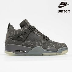 Air JORDAN 4 RETRO - 930155-003 - AIR JORDAN 4 - Gray Air Jordan 4 Casual Streetwear, Casual Gray Air Jordan 4 For Streetwear, Gray Air Jordan 4 For Streetwear, Gray Air Jordan 4 Streetwear Sneakers, Gray Air Jordan 4 Streetwear, Gray Air Jordan 4 Sporty Streetwear, Cool Nike Shoes, Brian Donnelly, Jordans Aesthetic