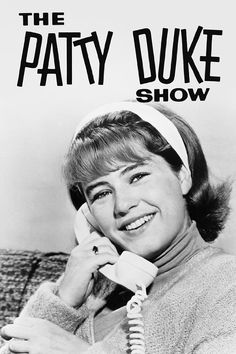 the patty duke show poster with a woman talking on a phone