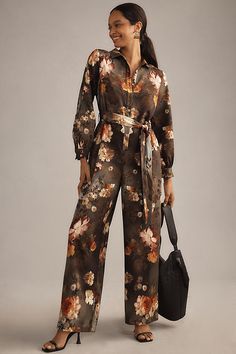 Fall Jumpsuits For Women, Embroidered Jumpsuit, Jumpsuit Fall, Jumpsuit Long, Printed Dresses