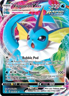 a pokemon card with the name bubble pod on it