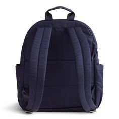 Elevate your daily commute or travel experience with our versatile Bancroft Backpack. Designed with modern requirements in mind, this backpack combines functionality, style and durability to meet all your daily needs. Whether you're heading to the office, attending classes, or traveling for business or pleasure, the Bancroft Backpack is the perfect companion. Stylish, functional and durable, it's the ideal choice for those who refuse to compromise on quality or style. Vera Bradley Bancroft Backp Versatile Backpack Luggage For Commuting, Blue Versatile Backpack With Adjustable Strap, Versatile Blue Backpack With Adjustable Strap, Blue Nylon Everyday Backpack, Everyday Blue Nylon Backpack, Blue Laptop Backpack For Travel, Functional Blue Everyday Luggage, Everyday Functional Blue Luggage, Functional Everyday Blue Luggage