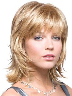 modern medium shag haircut Modern Shag Haircut, Medium Shag Haircuts, Shaggy Haircuts, Shag Hairstyles, Haircuts With Bangs, Layered Hair, Fine Hair