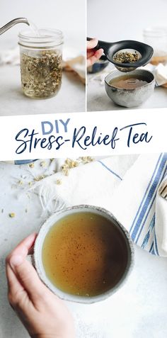 Relaxing Tea Recipe, Rhodiola Tea, Calming Tea Recipe, Ashwagandha Tea Recipe, Ashwagandha Tea, Diy Tea, Herbal Tea For Cramps, Calming Herbal Tea Recipes, Ashwagandha Recipes Herbal Teas