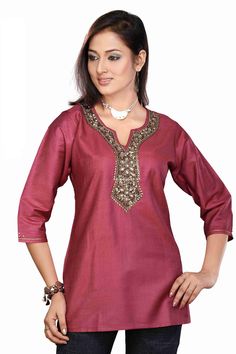 Women's Silk Cotton Tunic Top Dress/Peasant embroidered Boho tunic Tunic/Plus Size Tunic Tops for women/ Designer Tunic Tops silk dress Category:- Tunic Material: Fine Silk cotton 3/4 Sleeve with scoop neck sequins and beads work Length: Mid-thigh Length Dress THE PERFECT GIFT for every woman 🎁 This tunic is an ideal pick to upgrade your wardrobe for special occasions. ---- Custom orders are available ---- 🔸We are a custom Design shop! Please contact us if you would like us to customize the to Tunic Tops For Women, Casual Tunic Dress, Cotton Tunic Dress, Embroidered Cotton Top, Silk Tunic Dress, Cotton Tunic Tops, Plus Size Tunic, Tunic Designs, Embroidered Tunic Top