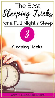 The best Sleeping tricks for a full night's sleep | 3 easy hacks for sleeping all night | how to fall asleep fast | how to fall asleep and stay asleep | tips for falling asleep | ways to stay asleep | sleeping tips for adults | this is adult life #sleeping #tips #tricks #forsleeping Sleeping Tricks, What Helps You Sleep, Journal Manifestation, How Can I Sleep, Sleeping Better, Sleeping Hacks, Get Better Sleep