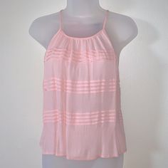 Flirty, Feminine And Breezy Light Pink Halter Top By Forever 21. Nwt. Forever 21 Blouse For Vacation, Fitted Blouse From Forever 21 For Vacation, Forever 21 Flowy Spring Tops, Forever 21 Flowy Tops For Spring, Forever 21 Pink Summer Tank Top, Forever 21 Flowy Summer Tops, Forever 21 Feminine Summer Blouse, Forever 21 Pink Tank Top For Summer, Forever 21 Feminine Blouse For Summer