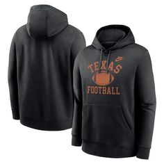 Comfortably support the Texas Longhorns in chilly temperatures with this Legacy Football Icon Club hoodie. Made by Nike, it features super-soft fleece lining brushed for added warmth and coziness. An adjustable hood and traditional pouch pocket provide extra coverage as you sport this Texas Longhorns pullover. Gator Logo, Football Icon, Nike Fleece, Texas Longhorns, Ohio State Buckeyes, Georgia Bulldogs, Ohio State, Nike Black, Men's Nike