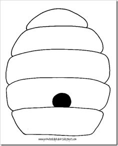 a black and white drawing of a beehive