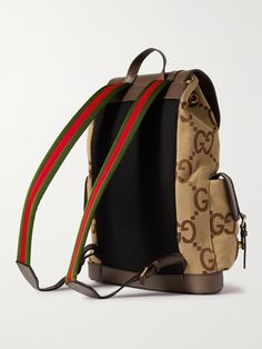 You may have seen Gucci's recent campaign featuring Internet sensation Francis Bourgeois, which speaks to the house's sense of wanderlust. Taking cues from classic styles, this backpack is made from durable coated-canvas and reinforced with leather trims and panels. It's patterned with the unmistakable monogram and has plenty of pockets to keep essentials organised. Gucci Bag Men, Men Drip, Shop Gucci, Gucci Collection, Mens Casual Dress Outfits, Closet Organizer, Chanel 2, Gucci Leather, Mens Casual Dress