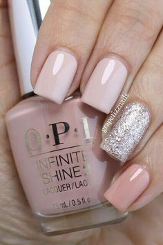 Gorgeous Pink nail polishes from OPI and glitter nail polish | Ledyz Fashions - www.ledyzfashions.com Barbie Nailart, Opi Manicure, Pink Barbie, Nails Pink, Gel Nail Designs