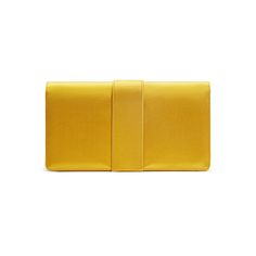 Yellow satin rectangular clutch bag featuring flap-over design and crystal tutti frutti buckle. Contains internal compartment and removable chain. Magnetic closure. Outer: 68% viscose, 32% silk. Lining : 68 viscose, 32% silk. Height : 12 cm Length: 24 cm Width : 6 cmMade in Italy Yellow Rectangular Clutch For Gift, Yellow Rectangular Summer Clutch, Chic Yellow Rectangular Clutch, Handmade Yellow Rectangular Clutch, Yellow Clutch, Yellow Satin, Crocodile Leather, Tutti Frutti, Shopper Bag