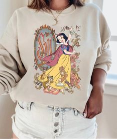 Disney Snow White Sweatshirt, Snow White And The Seven Dwarfs, Snow White Princess Disney Sweatshirt, Disneyland Christmas Sweatshirt, Disney Vacation Dwarfs Snow White, Disneyland Christmas, Disney Sweatshirt, Disney Snow White, Snow White And The Seven Dwarfs, The Seven Dwarfs, White Princess, Disney Sweatshirts, Seven Dwarfs