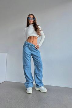 Cargo Jean Pants – 9Teen Boutique Cargo Jean Pants, Urban Fashion Trends, Jean Pants, Cargo Jeans, Street Style Looks, Urban Fashion, Timeless Style, Jeans Pants, Summer Collection