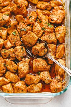 a glass casserole dish filled with tater tots