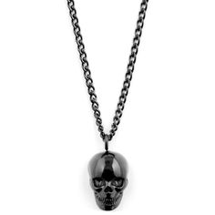 Black Skull Iconic Necklace | In stock! | Lucleon Mens Accessories Necklace, Mens Accessories Vintage, Emo Jewelry, White Gold Diamond Wedding Rings, Mens Accessories Bracelet, Mens Leather Necklace, Bullet Earrings, Magical Jewelry, Black Skull