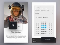 the martian movie poster is displayed on an iphone screen, and it appears to be in color