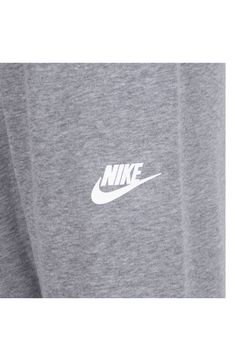 Nike's signature logo adds sporty look to a T-shirt and pants set that move with your little one whether at practice or on the playground. Includes T-shirt and pants 60% cotton, 40% polyester Machine wash, tumble dry Imported Casual Cotton Activewear With Three Stripes Branding, Logo Print Cotton Sweatpants In Athleisure Style, Cotton Sweatpants With Logo Print In Athleisure Style, Cotton Athleisure Sweatpants With Logo Print, Sportswear Cotton Activewear With Three Stripes Branding, Cotton Sportswear With Three Stripes Branding, Cotton Sweatpants With Three Stripes For Jogging, Sporty Logo Sweatpants For Streetwear, Cotton Sportswear Joggers With Logo Detail