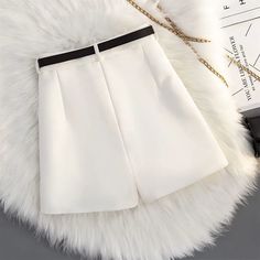 SPECIFICATIONSBrand Name: GIDYQDecoration: sashesDecoration: PocketsFabric Type: BroadclothPant Style: regularPattern Type: SolidFit Type: LOOSEStyle: Office LadyMaterial: AcrylicMaterial: POLYESTEROrigin: Mainland ChinaCN: GuangdongSeason: SummerAge: JUNIORWaist Type: highGender: WOMENItem Type: shortsPlace Of Origin: China (mainland)Closure Type: button flyModel Number: MD05224Release Date: Summer 2024Choice: yes Shorts Korean, Suit Shorts, Wide Leg Shorts, Chic Office, Womens Tops Summer, Shorts Women, Office Lady, T Shirt And Shorts, Sleeves (women)