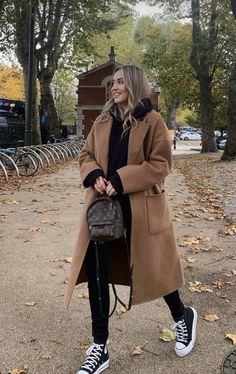 Causal Loafer Outfits, Disney Autumn Outfit, Comfy Shoes Outfit, Peacoat Womens Outfit Casual, Dublin Outfit Fall, Nyc Winter Outfits 2023, Long Peacoat Outfit, Dublin Outfit Winter, Autumn Europe Outfits