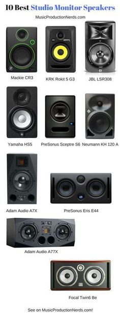 many different speakers are shown in this diagram