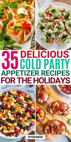 Delight your guests with an enticing variety of cold party appetizers that are perfect for any occasion! 🥳🍇 From flavorful dips to fresh bites, these easy recipes will make entertaining a breeze. Create a memorable experience with these delicious treats that everyone will love! 🎊🥙