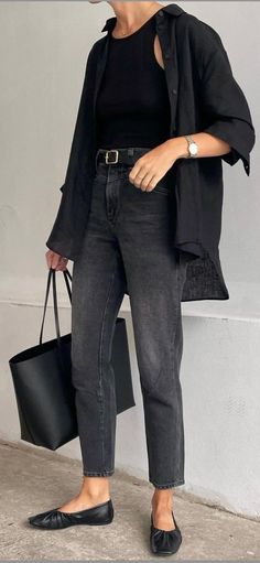 Recreate Outfits, Mode Tips, Looks Black, Black Linen