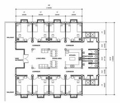 the floor plan for an office building