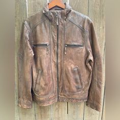 Carbon 2 Cobalt Leather Jacket Vintage Genuine Leather Jacket Rugged Leather Outerwear For Spring, Cowboy Jacket, Leather Jacket Vintage, Faux Suede Jacket, Satin Jackets, Vintage Leather Jacket, Genuine Leather Jackets, Leather Motorcycle Jacket, Jacket Vintage