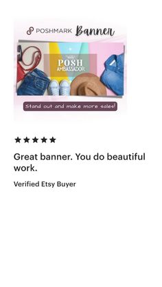 an email page with the text great banner you do beautiful work verified etsy buyer