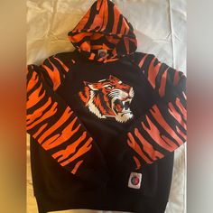 Why Choose Allycatsports Hoodies? Because You Want To Be Smart , Warm, And Look Good Doing It!!! The Super Wide Hoodie Best Tailgating Gear Out There!!! Cats Out The Bag!!!! Free Exclusive Gift With Every Purchase At Full Price Are You Ready For The Cold Season Gear Up Bengals Football Fans Who Dey Large, Sizes Allycatsports Cincinnati Football Custom Hoodie! Official Allycatsports Cincinnati Fan Merchandise Football Hoodie! Great For Tailgating And Representing Your Favorite Team This Football Who Dey, Reebok Sweatshirt, Fox Hoodie, Bengals Football, Aeropostale Hoodies, American Eagle Hoodie, Mock Neck Sweatshirt, Custom Hoodie, Grunt Style