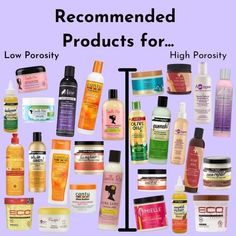 High Porosity 4c Natural Hair Products, Low Porosity Hair Styling Products, High Hair Porosity Products, Product For High Porosity Hair, How To Take Care Of High Porosity Hair, High And Low Porosity Hair, What Is Low Porosity Hair, Low Porosity Relaxed Hair Regimen, Good Hair Products For 4c Hair