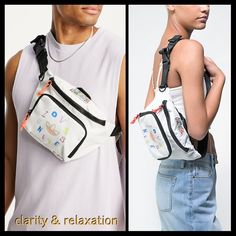 Adidas Originals Pride Sport Hip Pack, Waist Pack, Fanny Pack, Crossbody Unisex *New With Tags, Excellent Condition * Color: Off White "Love Unites" Screenprinted Graphics An Adjustable Hip Pack That's Part Of The Adidas Pride Collection. Love Is More Than Just Romance. There's Also Self-Love, Friendship And Solidarity. This Adidas Hip Pack Celebrates The Power Of Love And Is Part Of Our Pride Collection. It Includes Helpful Extras, Such As A Tech Pouch For Earbuds. A Wipeable Lining Makes It Easy To Clean. *Dimensions: 8.5" X 2.75" X 6" *100% Polyester *Front And Back Zip Pockets *Inside Tech Pouch For Earbuds *Adjustable Strap With Clip-Lock Closure *Wipeable Lining For Spot Cleaning Wi Crossbody Fanny Pack Adidas, Tech Pouch, Adidas Bags, Pride Collection, Hip Pack, White Love, Power Of Love, The Power Of Love, Waist Pack