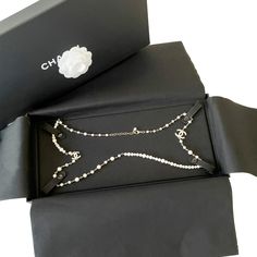 Description: New Chanel White Pearl Long Necklace Condition: New Includes Box Estimated Retail: $2,200 Measurement: Length 60cm Details: White Pearls / Silver Hardware2 CC Crystal Embroidered LogosLobster Clasp Closure For more details on this item, contact us on bagsarenaon@gmail.com Pearl Long Necklace, Chanel White, Ysl Shoes, Jimmy Choo Sunglasses, Gold Ounce, Chanel Sunglasses, Trending Handbag, Dior Shoes, Prada Shoes