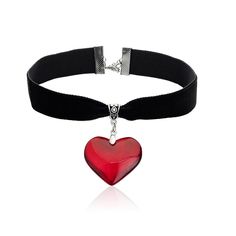 PRICES MAY VARY. M A T E R I A L S: made of high quality polish alloy plated,tarnish and nickel free, hypoallergenic S I Z E : width of 1.8 cm black velvet, choker length of 35 cm plus 7 cm adjustable extender, can be adjust from 13.7" to 16.5", red heart pendant width of 3 cm SPOOKY SEASON HALLOWEEN COSTUMES : Simple and Elegant make this a perfect piece of Halloween jewelry for her, matching costumes, gothic outfits and steampunk in everyday life, suit for lady, Sexy Costume, Victorian, Prince Vampire Costume Accessories, Queen Of Hearts Accessories, Gothic Pendant Jewelry For Valentine's Day, Gothic Heart-shaped Necklace For Valentine's Day, Gothic Heart Pendant Necklace For Halloween, Gothic Heart Shaped Necklace For Gifts, Gothic Heart Necklace As Gift, Gothic Heart Shaped Necklace As Gift, Gothic Heart Charm Necklace For Gift