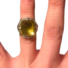 Stunning Lemon Quartz And Diamond Ring From Jewelry Brand Charriol. Ring Size 5. Charriol Ring, Lemon Quartz Ring, 5 Rings, Ring Color, Lemon Quartz, Jewelry Brand, Jewelry Diamond, Quartz Ring, Womens Jewelry Rings