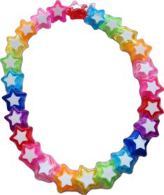 Playful Multicolor Star-shaped Jewelry, Multicolor Star-shaped Beaded Bracelets For Friendship, Cute Multicolor Star-shaped Beaded Bracelets, Rainbow Star-shaped Bracelet For Gift, Casual Multicolor Star-shaped Jewelry, Casual Multicolor Star-shaped Bracelets, Casual Multicolor Star Bracelets, Kawaii Hair Clips, Rainbow Choker